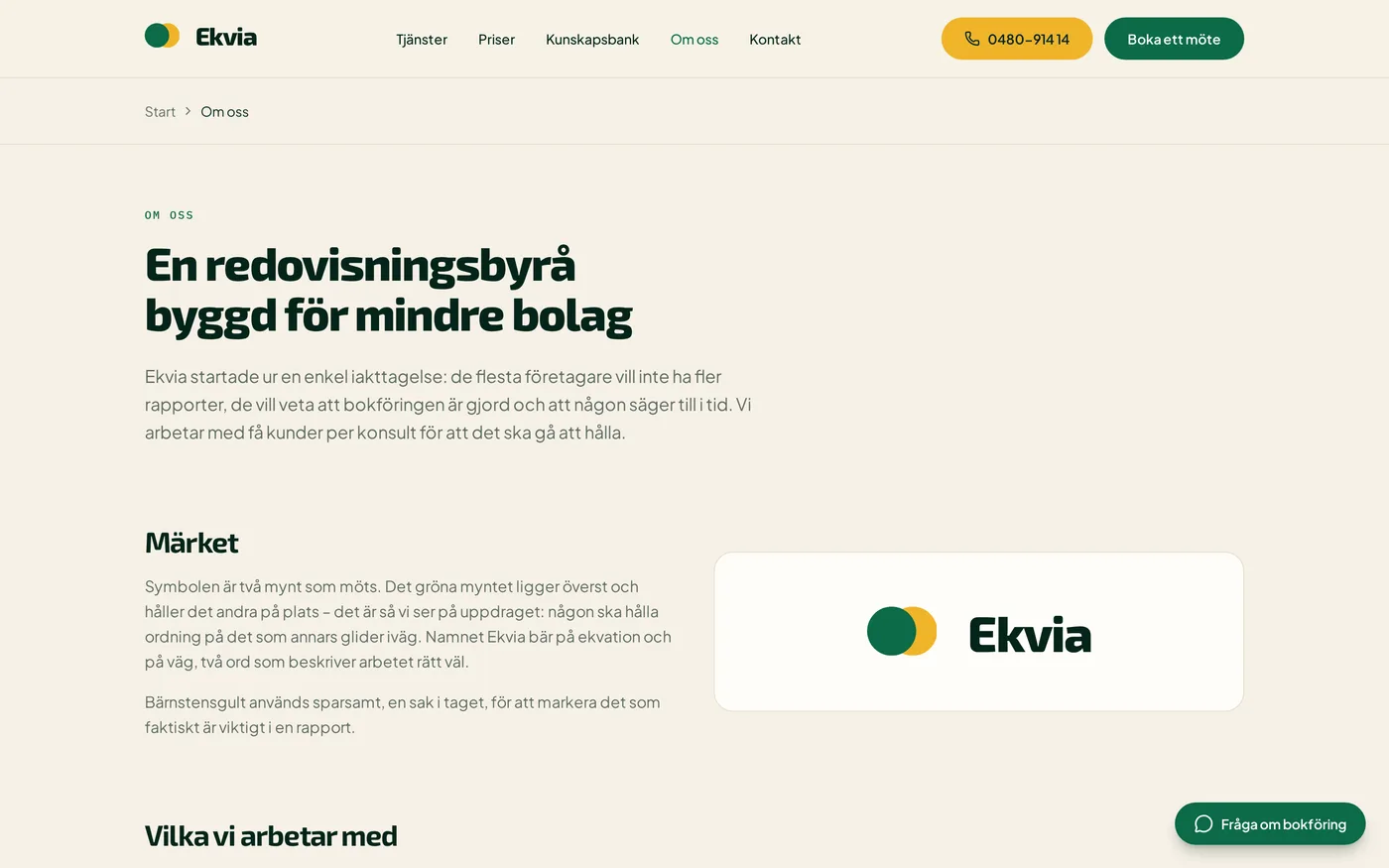 Ekvias sida om oss