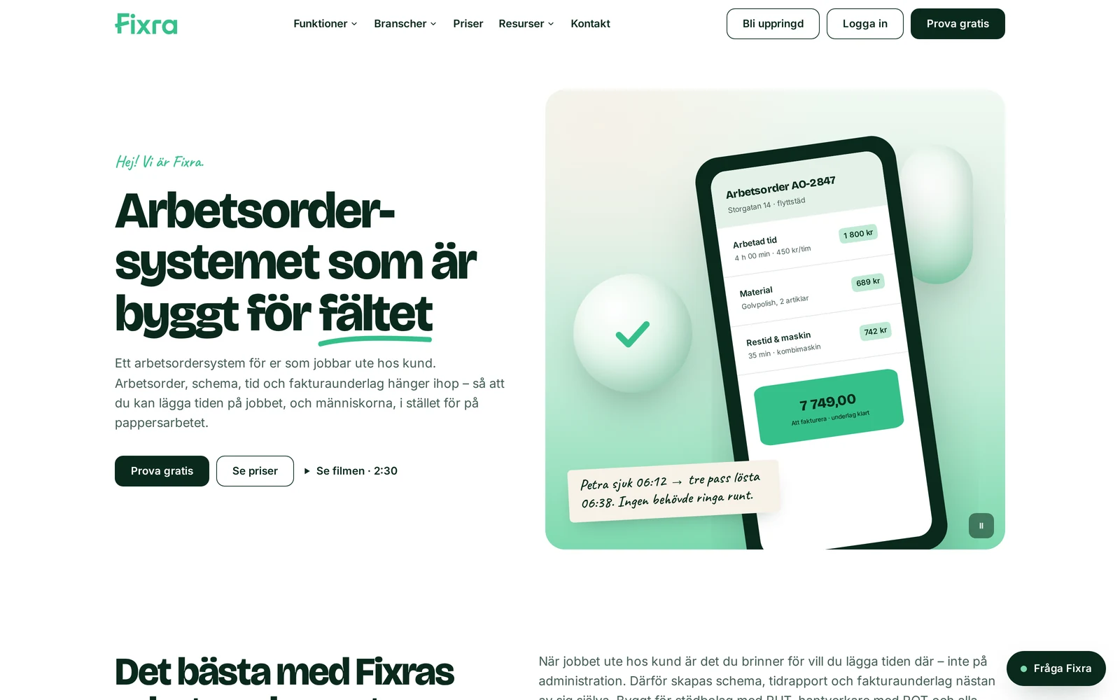 Case: Fixra