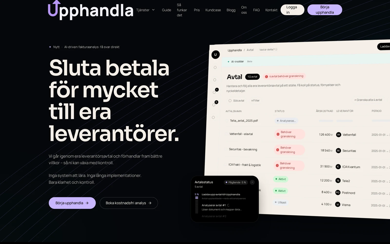 Case: Upphandla